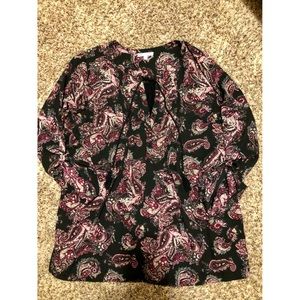 Women’s Paisley Over-Sized Casual Top